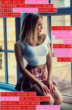 daisydanni-sscl:  My little poem to feminization 😄♀ everyone knows Daisy likes to rhyme hehe and i love feminization soooo much i could write it a poem every day 💕😘