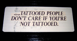  the difference between tattoed people and