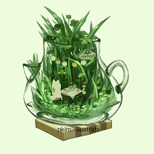 nkim-doodles:More Terrarium Teapots!