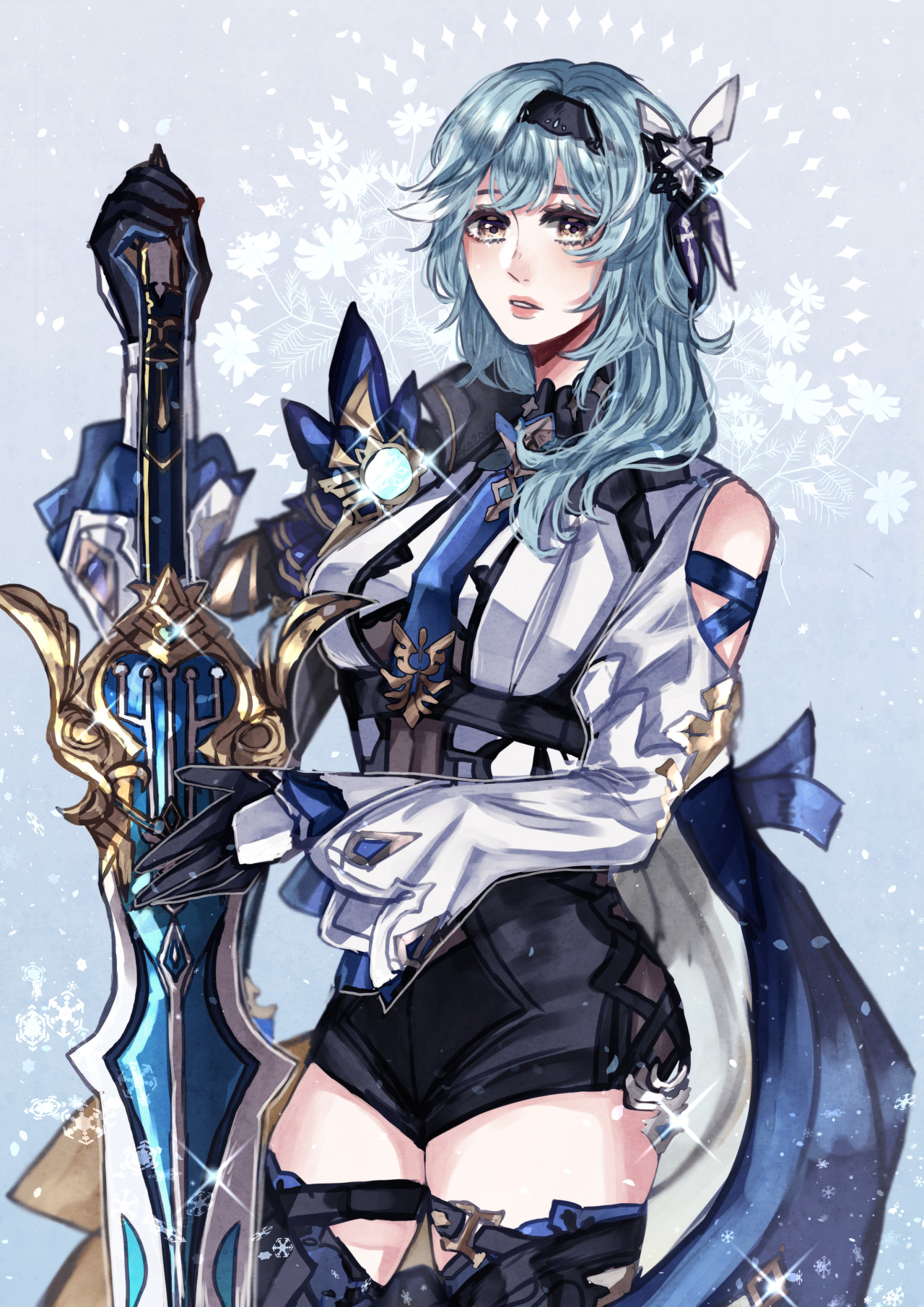 “The Spindrift Knight, Eula ❄️✨
”
Twitter