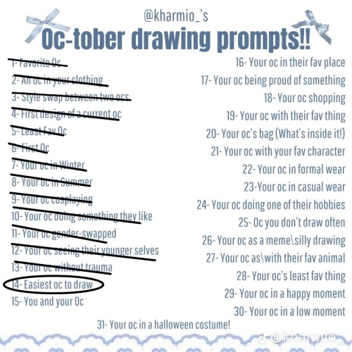OC-tober Day 14: Draw Your Easiest To Draw OC!