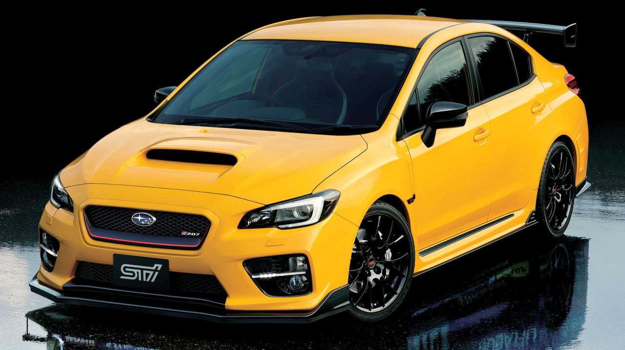 carsthatnevermadeit:  Subaru WRX STI S207 limited edition, 2016. A new special edition