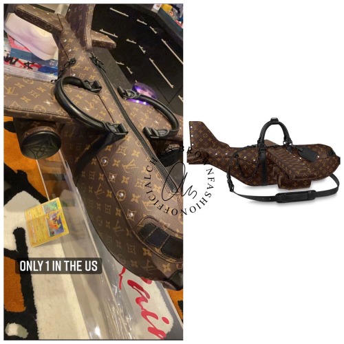 Chris Brown Says He Has The Only $39K LV Airplane Bag In The US