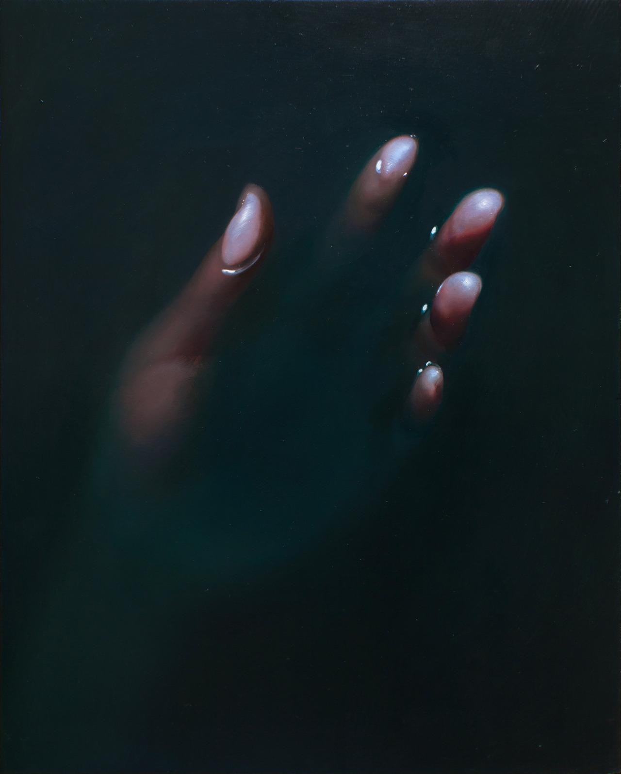 lingly:  ‘Afloat’8 x 10 inchesOil on panelFor a group show in New York, at Haven