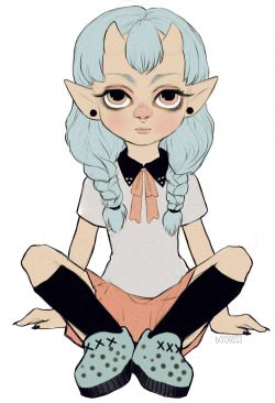 boogsss:  I’m not going to lie, I kind of want to keep her so if nobody wants to buy her she’ll probably turn into an OC.   ☆〜（ゝ。∂）
