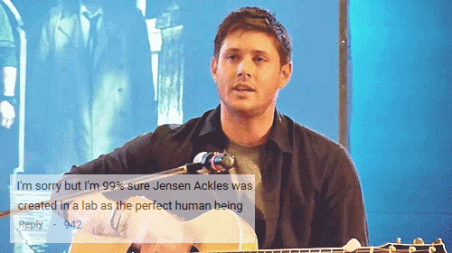rockandrollchick:  Jensen singing + youtube comments 