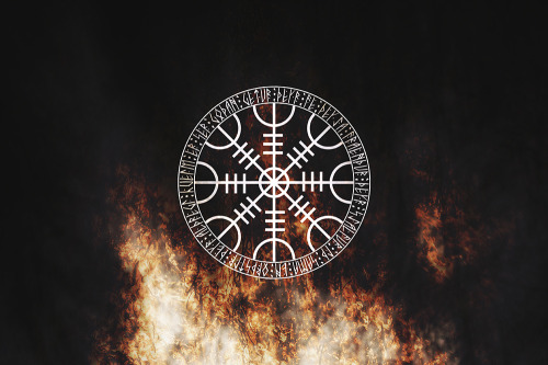 avaluk:The complete Icelandic staves / Ásatrú symbol series.Each artwork is representing an element.