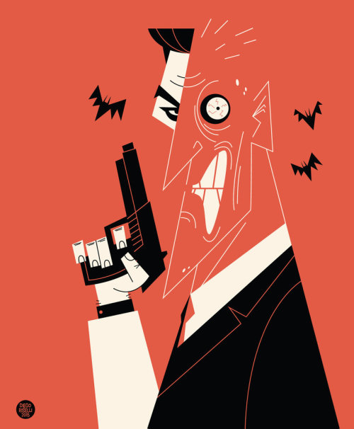 herochan:  Harvey Two Face Created by Diego Riselli 