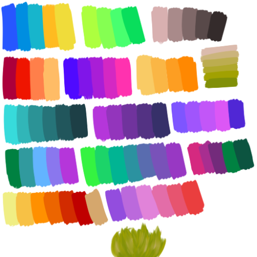 stlop: in tribute to this post, have some more color palettes that i’ve been keeping locked up