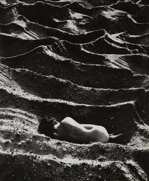 almavio:   Zdeněk Virt   (1925-2008) • Sans titre [Nu féminin dans la nature]  , c. 1960