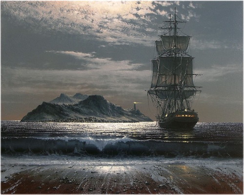 mymodernmet: Hyperrealistic Oil Paintings Capture the Magnificent Glory of Ships at Sea