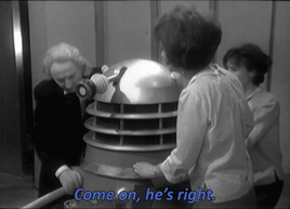 regalpotato:Ian/Barbara in every episode (8/?)↳ The Daleks: The AmbushBarbara, for goodness sake, go