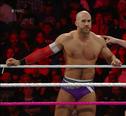 lambchopviking:  do you see how good cesaro looks 