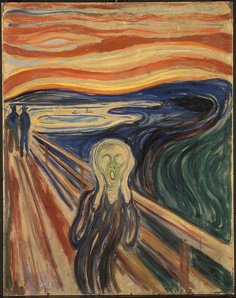 Edvard Munch, The Scream of Nature / Der Schrei der Natur (1910) Image via Wikipedia