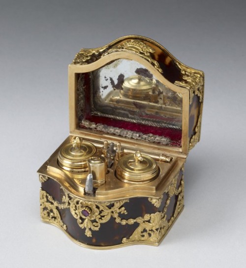 acrosscenturiesandgenerations:▪Writing Case.Place of origin: GermanyDate: ca. 1755Medium: Tortoisesh