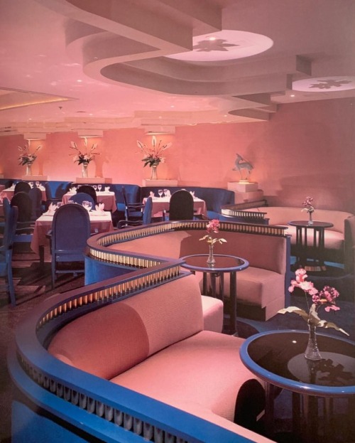 from “dining by design: interior design’s handbook of dining and restaurant facilities”, 1984.