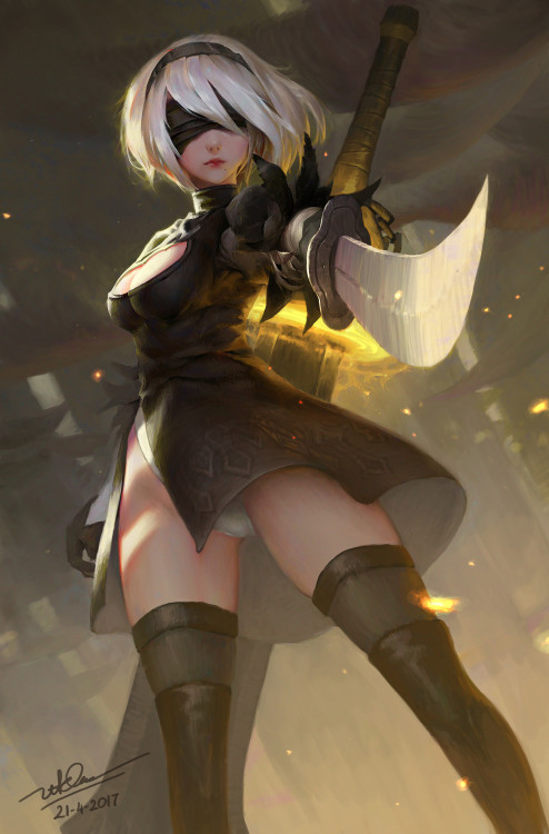 dalinscar:  2b Nier Automata by Dao Le Trong