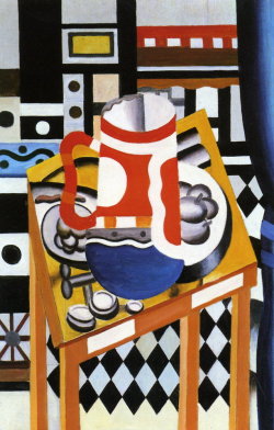 Artist-Leger:  Still Life In The Tankard Final State, 1921, Fernand Légerhttps://Www.wikiart.org/En/Fernand-Leger/Still-Life-In-The-Tankard-Final-State-1921