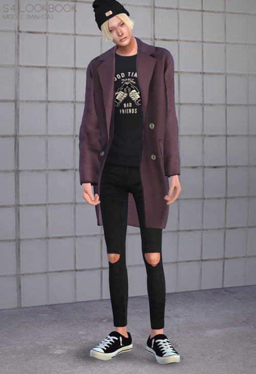 timoni66: simsimi-only-mine:LOOKBOOKModel - Youta + Joel + Ban-gai + Aster # 1 - Plug / Top / Bott