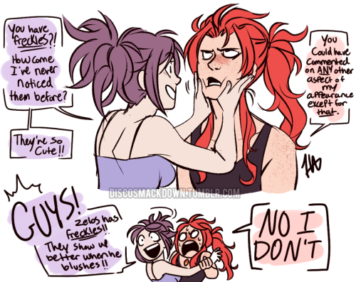 discoart:  i am weak in the knees for Zelos with freckles i’m so sorry 