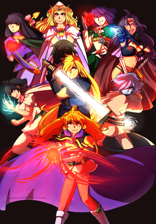 0blue-bird0: New Slayers print! this is gonna be available at Akon and San Japan this year (after a 