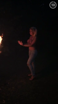 slammerpawg:  keepin’ the titties warm by the fire