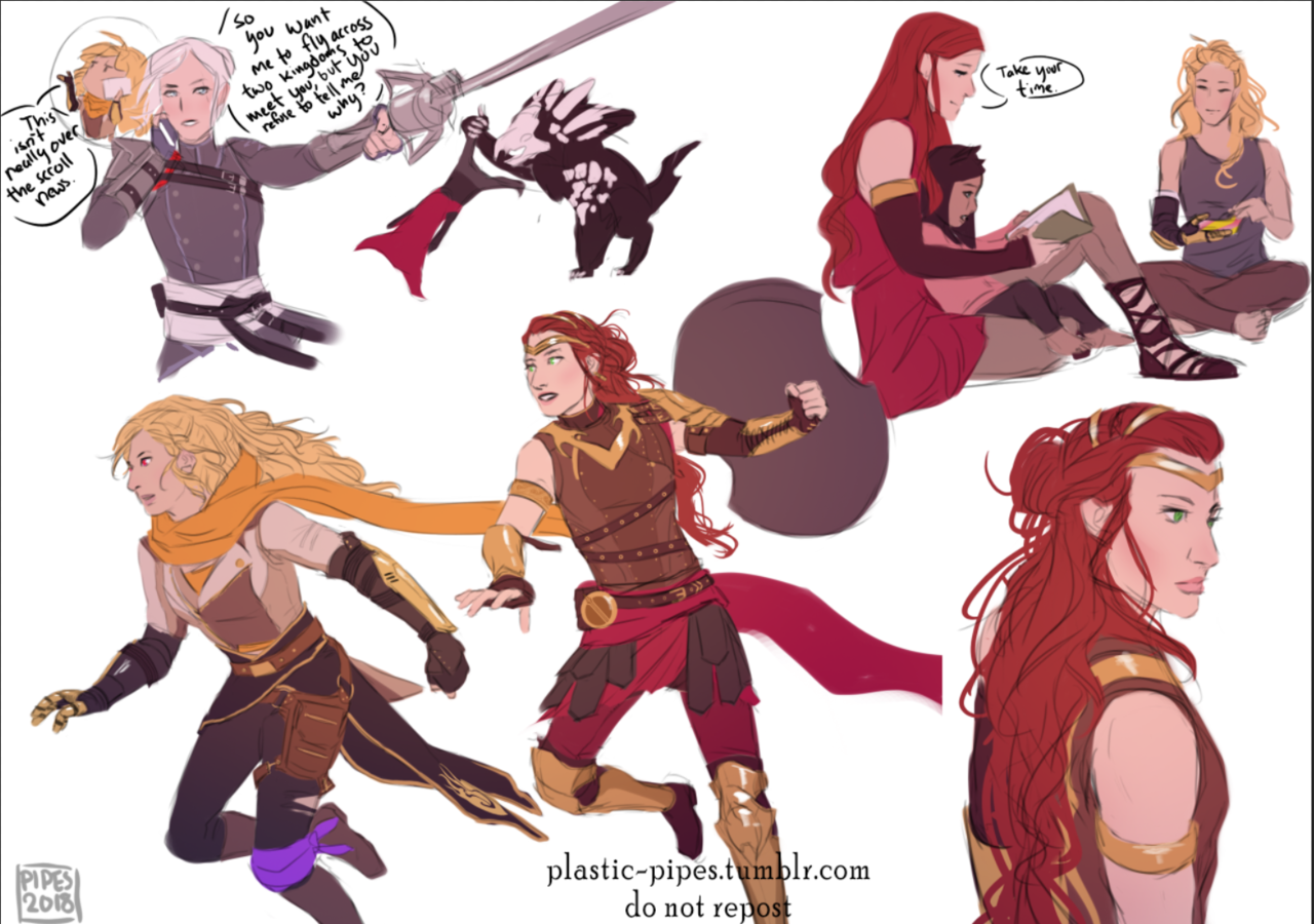 plastic-pipes: plastic-pipes:   a pyrrha gets brought back to life au;;;   I really