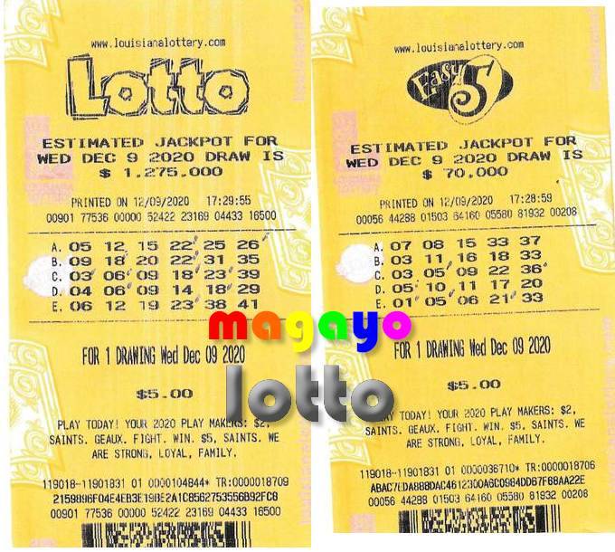 Magayo For the 6/49 super lotto, the draw is held every tuesday, thursday, and sunday. magayo