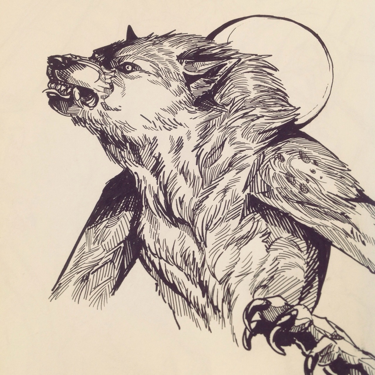 wolfskulljack:  Sketch book pages. I’m in Oxfordshire visiting my parents at the