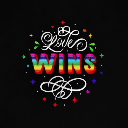 ❤️ Always Remember That Love Wins - My submission for @goodtype weekly challenge #goodtypetuesday #g