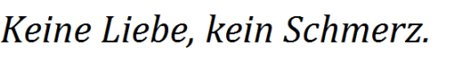 Das Leben ist kein Wunschkonzert 