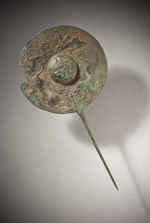 theancientwayoflife:~ Disc-headed Pin. Place of origin: Iran, Luristan bronzes Date: ca. 1000-650 B.