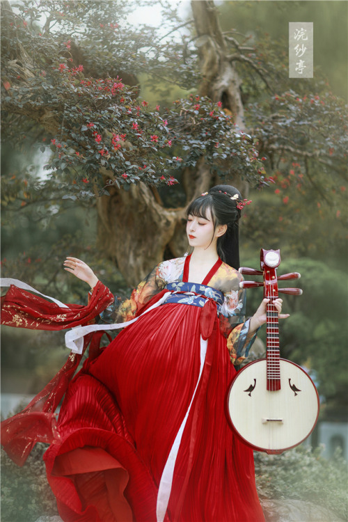 changan-moon:Traditional Chinese hanfu by 浣纱亭汉服