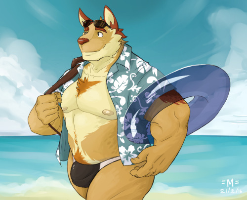 chrispywolf:  Vacation time by misterbunny56