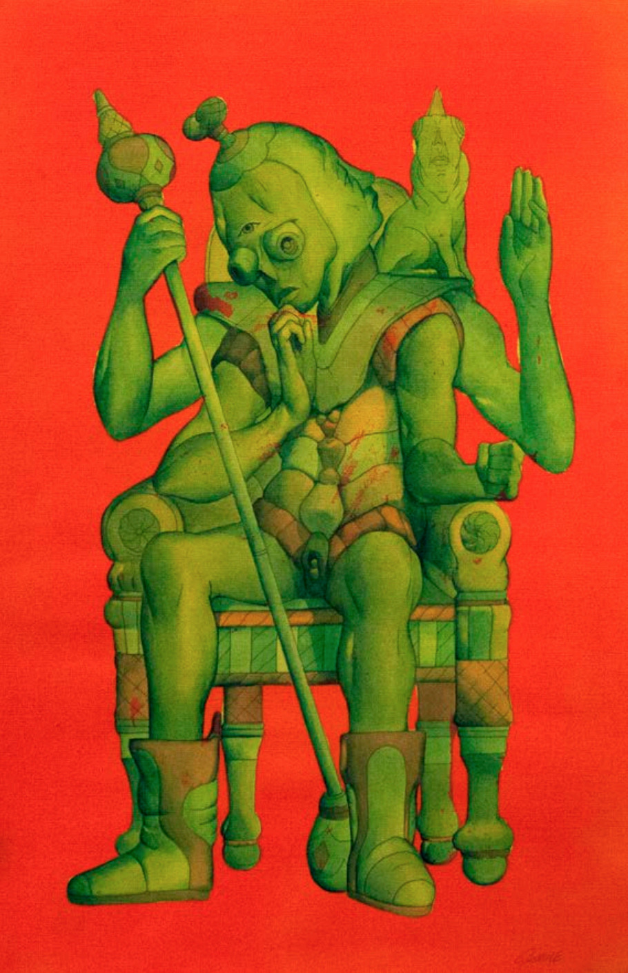 supersonicart:  Smithe for “Devolution” at FIFTY24SF.Several works of art by