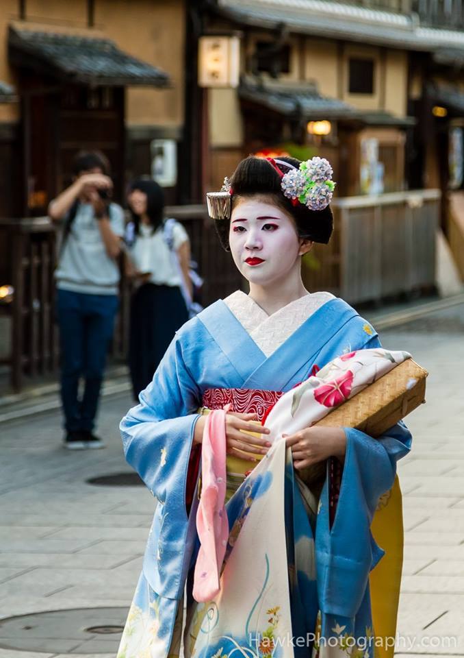 Geiko & Maiko — June 2017: Maiko Kiyono (Fukushima Okiya) of Gion...