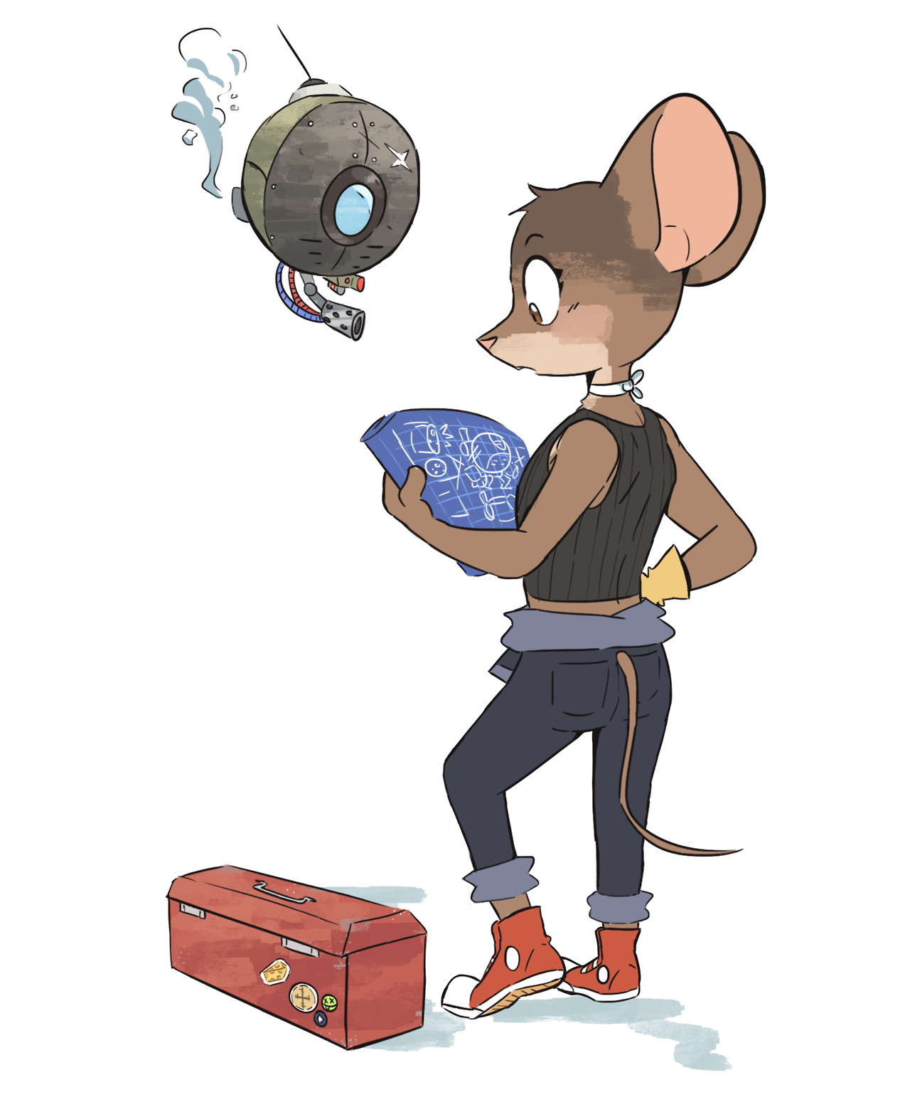 beezii:Mags!! also ft. a lil’ robo friend! 😊   wow!! They’re so cute!!  