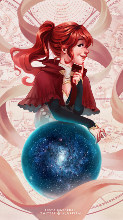 Anna - The World - for the Fire Emblem Compendium’s tarot card project ! It was an honor drawing one