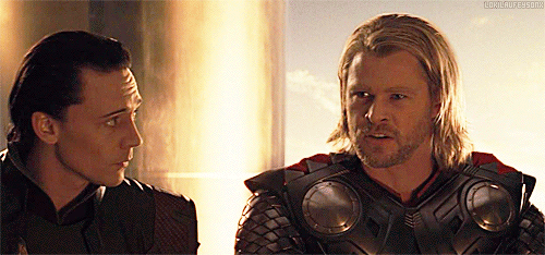 “Here’s the thing a wise man once said : ‘The opposite of love is not hate, its indifference.’ And Loki is not indifferent to Thor. He hates him. And in order to hate someone, you must still, therefore, love them. So I think there is, somewhere