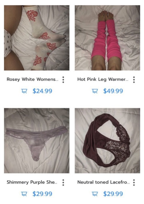 Check out my shop! celestineproductions.manyvids.com many pairs of panties, socks, and videos for yo