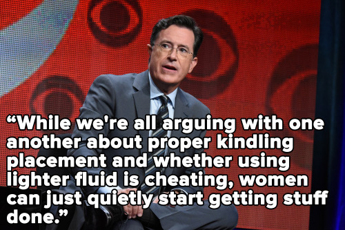 joncolbert: notnumbersix:  micdotcom:  Stephen Colbert pens hilarious and important feminist op-ed W