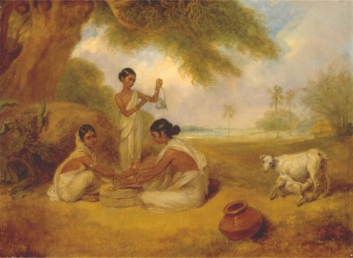 Grinding Corn at BengalArthur William DevisEngland, 1792 - 1795Oil on canvas Yale Center for British