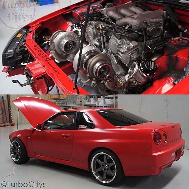 Horsepowerpost Com Nissan Skyline Gtr R34 Vr38 Swapped R35 Engine