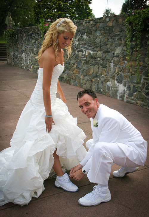 thesneakergirl:  Would you rock Jays on your wedding day? 