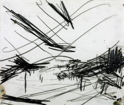 vuls:  Frank Auerbach Working Drawing for ‘Primrose Hill’1968