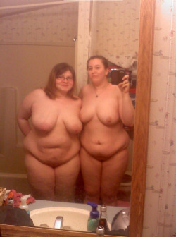 If you HAD to choose only either of these girls to have sex with, who would you choose?  Left has gorgeous hips and big titties, while right has a cute belly with overhang, and nice hips too - I can’t decide!