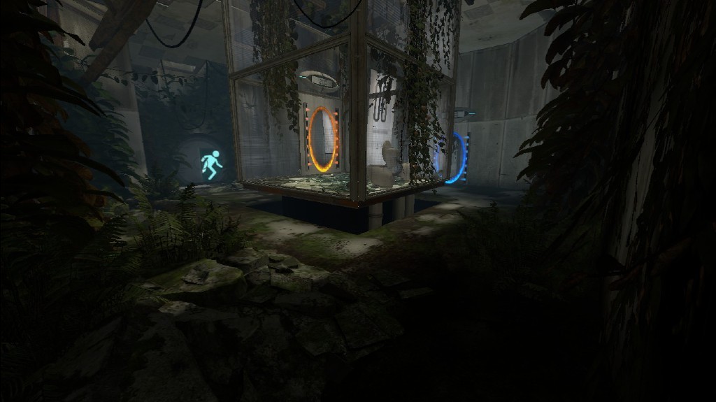 askchell-redacted:  Before and after Aperture Scince Comperter-aided Enrichment Center