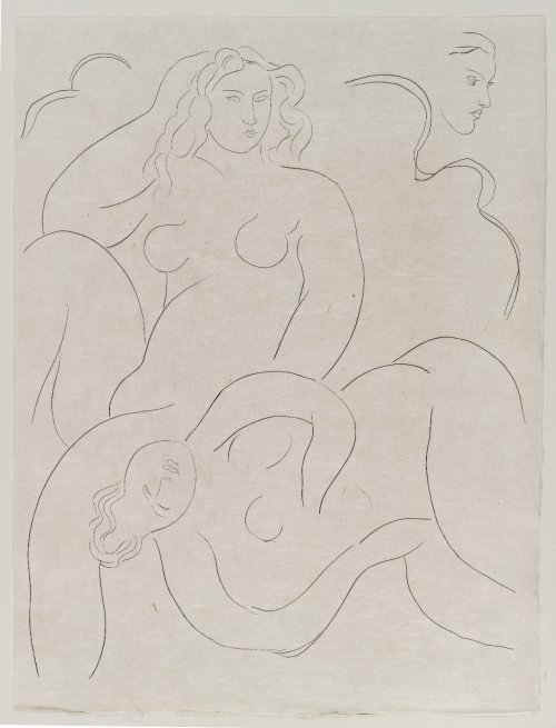 [Untitled] (Illustration for the Poem “L'Après-Midi d'un Faune”), Henri Matisse, 1932, B