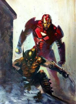 Westcoastavengers:  Wolverine / Iron Man By Gabriele Dell’otto