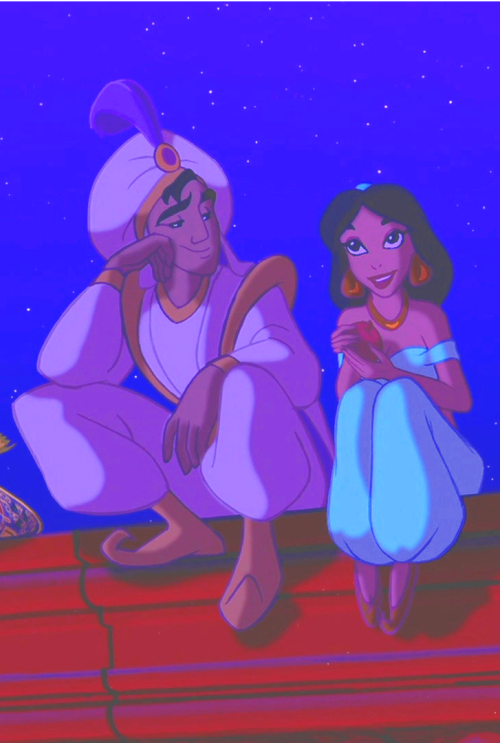 thebrownknightt:I’ve always loved the way Alladin looks her Jasmine. That’s the way a man should loo